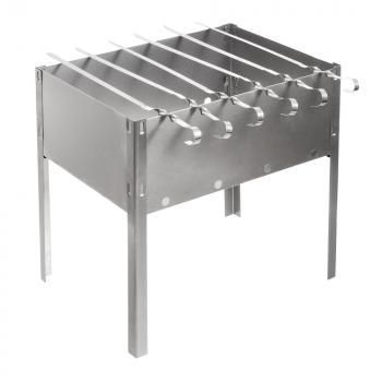 Мангал BOYSCOUT сборный + 6 шампуров (нерж.) 350х250х350