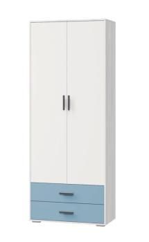 Ясень анкор светлый/Белый/Серо-голубой