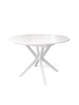 Белый/стекло белое сатин