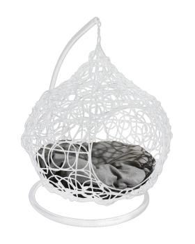 белый/серая подушка