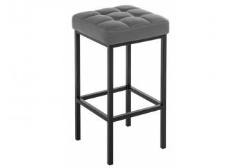 кож.зам. темно-серый / черный матовый