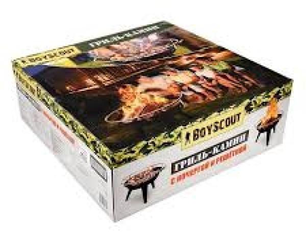 Гриль-камин BOYSCOUT дровяной с кочергой