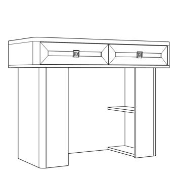 Стол туалетный Кураж Парма Нео