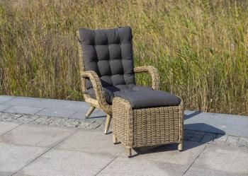 Кресло плетеное с подушками 4sis