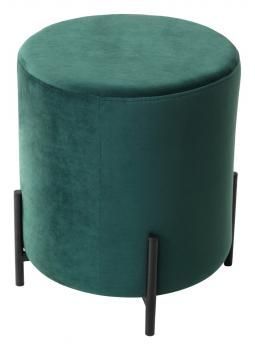 зеленый #19, велюр / черный каркас