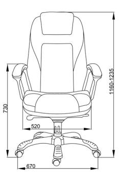 Кресло руководителя Хорошие кресла Bruny