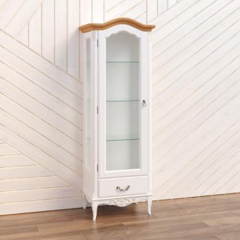 Витрина стеклянная с зеркалом Алетан Прованс WOOD L