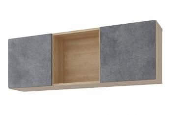 Дуб небраска/Бетон тёмный