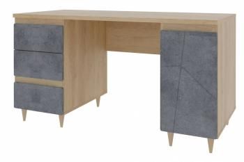 Дуб небраска/Бетон тёмный