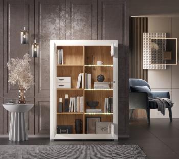 Шкаф БРВ Мебель MALTA B136-REG1W1D с подсветкой