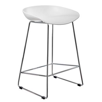 Белый/Хромированные ножки