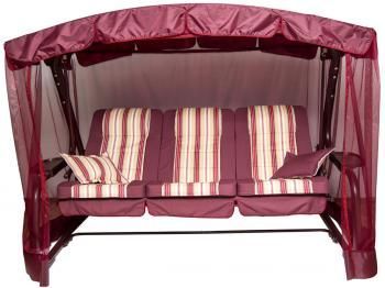 Каркас бордовый/Бордовый,бежевый рис.полоска