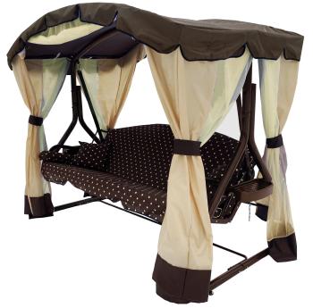 Качели садовые 4-х местные Мебельторг Сахара