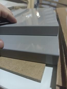 Стол раскладной TURIN-5 (Овальный) Серый Глянец 2 (У)