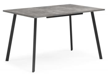 бетон светлый / черный матовый