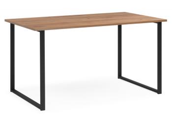 дуб крафт золотой / черный матовый