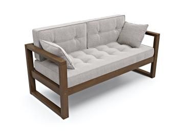 Орех/Рогожка серая