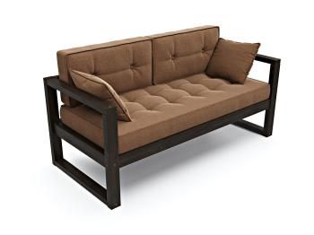 Венге/Рогожка коричневая