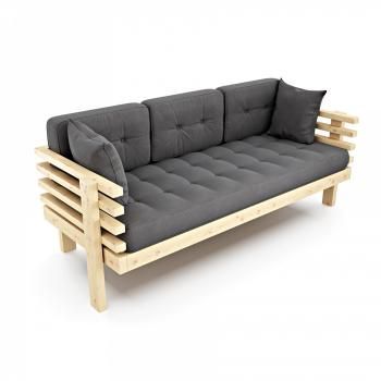 Сосна/Серый велюр