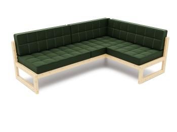 Сосна/Велюр зеленый