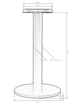Подстолье обеденное DOBRIN ISABELLA