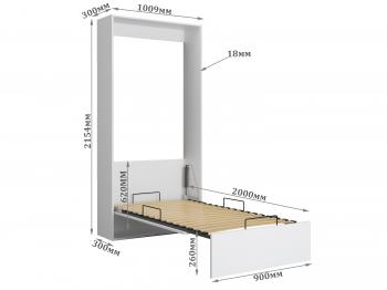 Шкаф-кровать Элимет STUDIO (super eco) 90/200/18