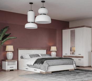 Кровать БРВ Мебель MARSELLE LOZ160х200 + выкатные ящики