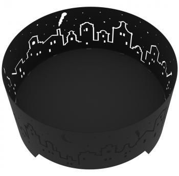 Костровая чаша Просто Огонь Ночной город Лайт