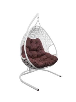 бордовая подушка