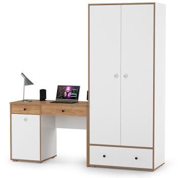 Белый премиум/дуб крафт золотой