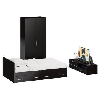 Венге/Фасады Мдф Чёрный Глянец