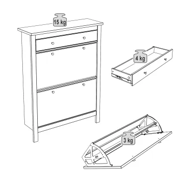 Обувница Гуд Лакк Сага 92х122