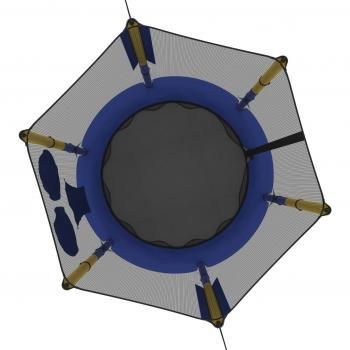 Батут UNIX line 4.6 ft ELEPHANT TR46ELE