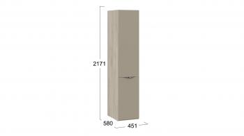 Шкаф для белья со стеклянной дверью ТриЯ Глосс СМ-319.07.111