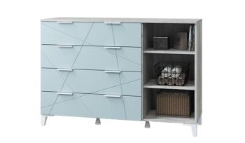 Комод комбинированный MLK Лагуна