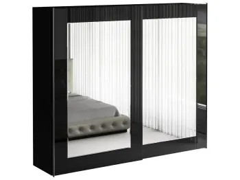 Фасад - Стекло черное, Корпус - Черный