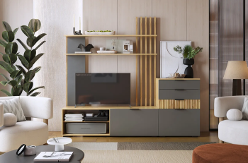 дуб крафт золотой/графит