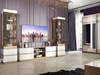 Шкаф с витриной КМК Хилтон П 0651.17