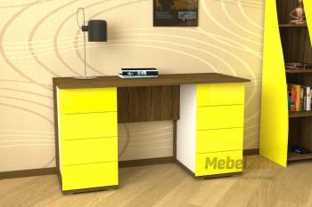 Дезира темная/Белый/Желтый глянец