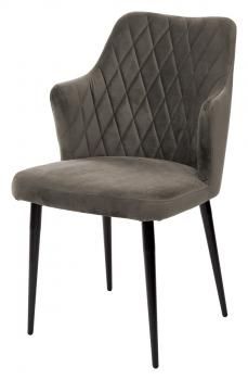 ГРАФИТ #14 велюр / черный каркас