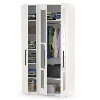 Шкаф для одежды 3-х створчатый с зеркалами Mobi Валенсия 13.329 + 13.207.01