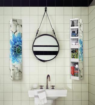 Поворотный зеркальный шкаф Shelf Hop Art