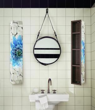 Поворотный зеркальный шкаф Shelf Хоп Шелф Арт