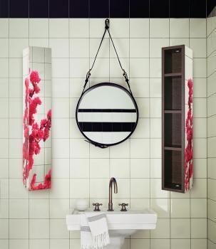 Поворотный зеркальный шкаф Shelf Хоп Шелф Арт