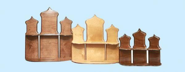 Полка под иконы прямая Andre Средняя