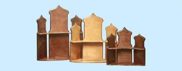 Полка под иконы Andre угловая большая