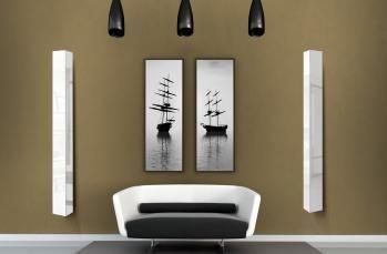 Поворотный стеклянный шкаф Shelf Iglu Glossy