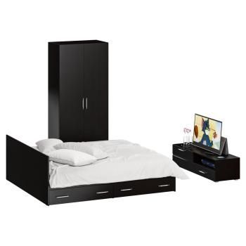 Венге/Фасады Мдф Чёрный Глянец