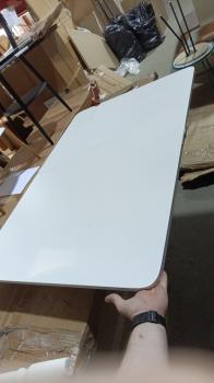 Стол ломберный раскладной без ящика 60х80 Белый ЛДСП (У)