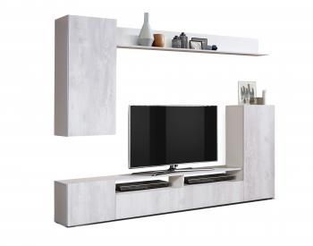 Белый/Бетон пайн белый